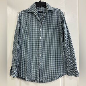 Men’s Club Room RegularFit, long sleeve button down plaid shirt with collar